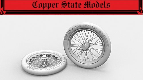 Go to product Copper State Models CSM A32007 - 1:32 German 760 x 100 Spoked Wheels