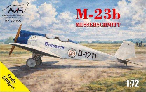 Go to product Avis BX72058 - 1:72 M-23b Messerschmitt
