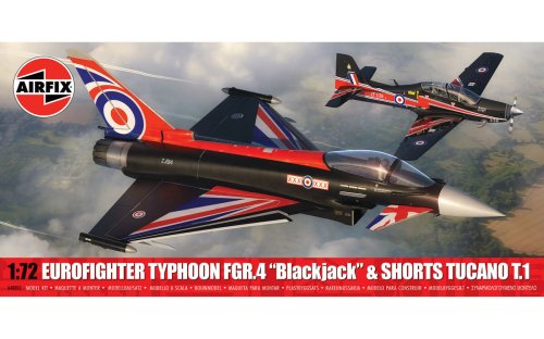 Go to product Airfix 40003 - 1:72 Eurofighter Typhoon FGR.4 Blackjack & Shorts Tucano T.1