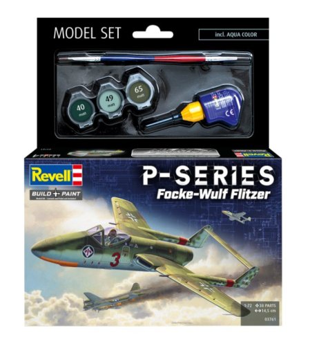 Go to product Revell 63761 - 1:72 Focke Wulf Flitzer P-Series model with paints