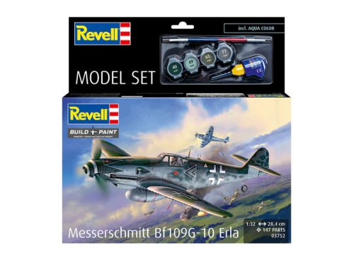 Go to product Revell 63752 - 1:32 Messerschmitt Bf 109G-10 Erla model with paints
