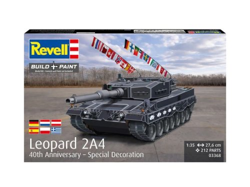 Go to product Revell 03368 - 1:35 Leopard 2A4 40th Anniversary Special Decoration