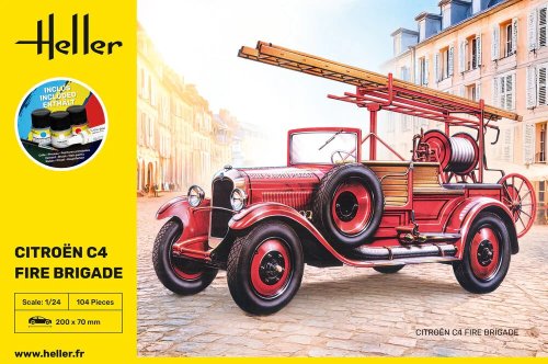 Go to product Heller 56733 - 1:24 Citroen C4 Fire Brigade model with paints