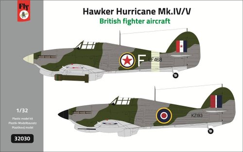 Go to product Fly 32030 - 1:32 Hawker Hurricane Mk.IV/V British Fighter Aircraft