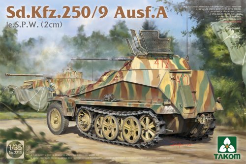 Go to product Przedsprzedaż - Takom 2213 - 1:35 Sd.Kfz.250/9 Ausf.A Ie.S.P.W 2cm