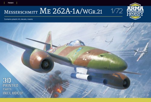 Go to product Arma Hobby 70084 - 1:72 Messerschmitt Me 262 A-1a / WGr.21