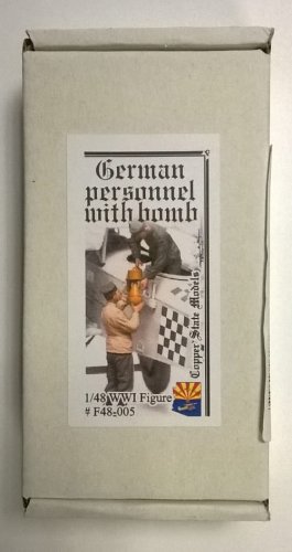 Go to product COPPER STATE MODELS CSM F48005 - 1:48 German personnel WWI - bomb loading