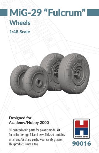Go to product Hobby 2000 90016 - 1:48 MiG-29 Fulcrum Wheels