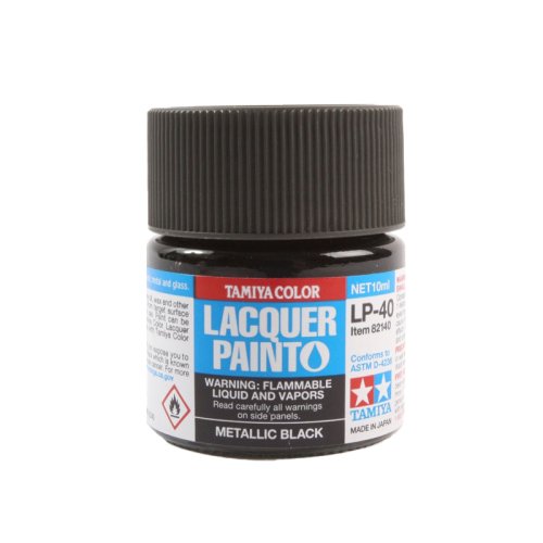 Go to product TAMIYA 82140 LP-40 - Farba Metallic Black 10 ml
