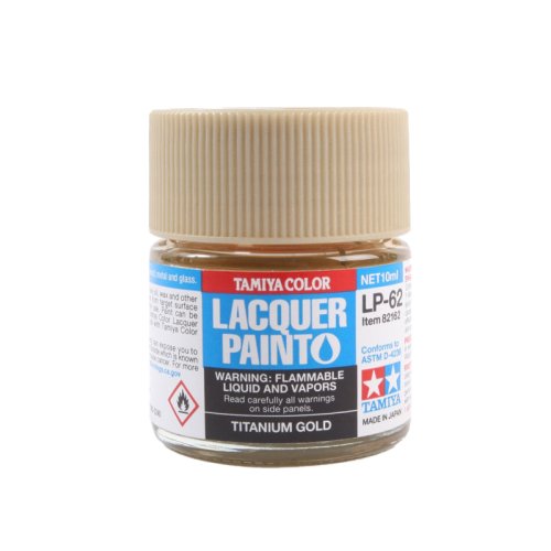 Go to product TAMIYA 82162 LP-62 - Farba Titanium Gold 10 ml
