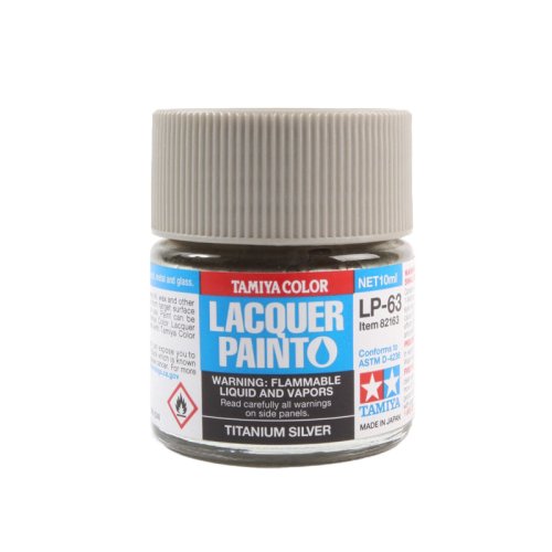 Go to product TAMIYA 82163 LP-63 - Farba Titanium Silver 10 ml