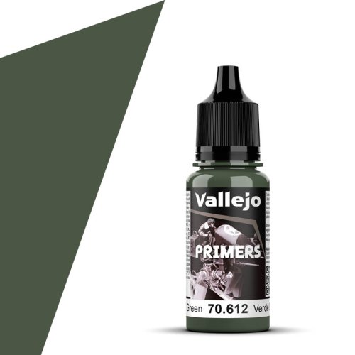 Go to product VALLEJO 70612 - Surface Primer - NATO Green (RAL34094) 17 ml