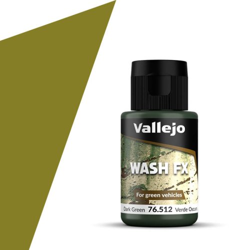 Go to product VALLEJO 76512 - Wash - Dark Green 35 ml.