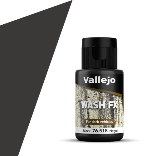 Go to product VALLEJO 76518 - Wash - Black 35 ml.