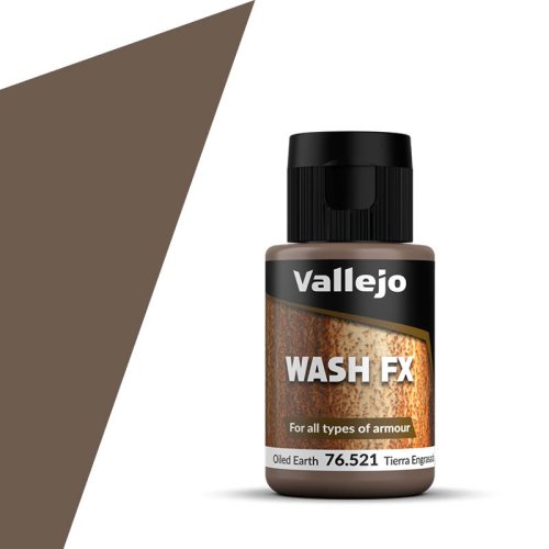 Go to product VALLEJO 76521 - Wash - Oiled Earth 35 ml.