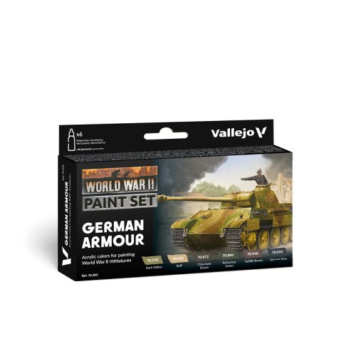 Go to product VALLEJO 70205 - WWII German Armour - Paint Set