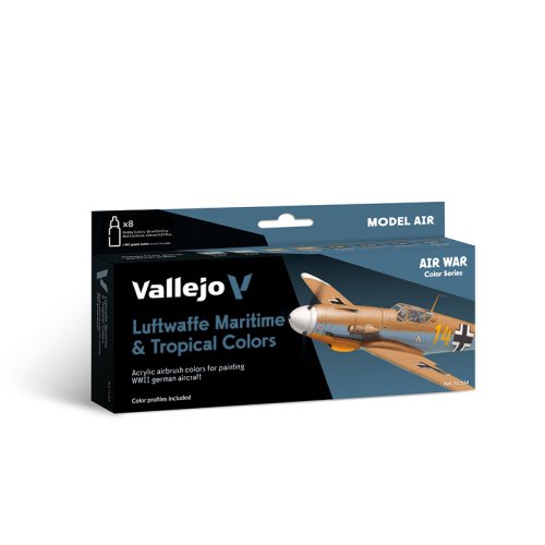 Go to product VALLEJO Model Air Set 71164 - Luftwaffe Maritime & Tropical colors