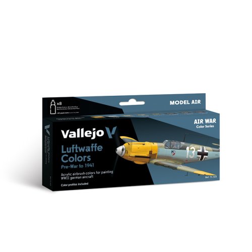Go to product VALLEJO Model Air Set 71165 - Luftwaffe colors pre-war to 1941