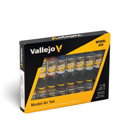 Go to product VALLEJO Model Air Set 71178 - Basics Colors