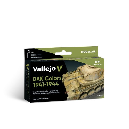 Go to product VALLEJO Model Air Set 71207 - DAK Colors 1941-44