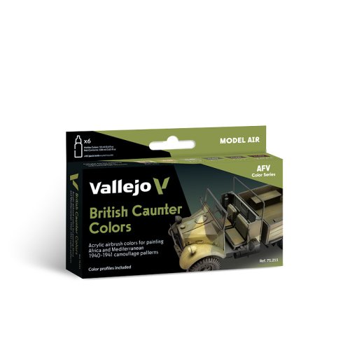 Go to product VALLEJO Model Air Set 71211 - Counter British Colors - Africa & Mediterranean