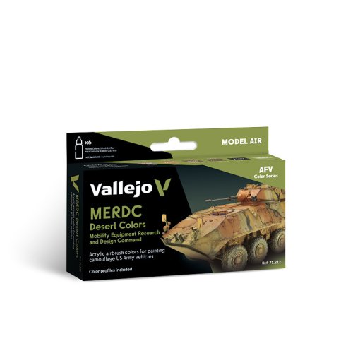 Go to product VALLEJO Model Air Set 71212 - US MERDC Desert Colors