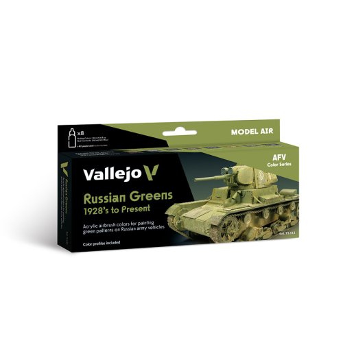Go to product VALLEJO 71613 - Russian Greens 1928s to Present - Model Air Set