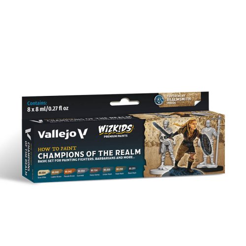 Go to product VALLEJO 80250 - Champions of the Realm - WizKids Premium Paints Set 8 x 8 ml