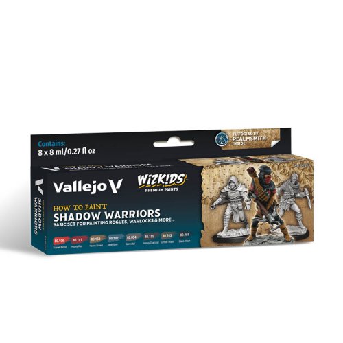 Go to product VALLEJO 80253 - Shadow Warriors - WizKids Premium Paints Set 8 x 8 ml