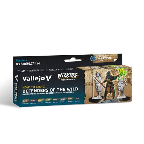 Go to product VALLEJO 80255 - Defenders of the Wild - WizKids Premium Paints Set 8 x 8 ml