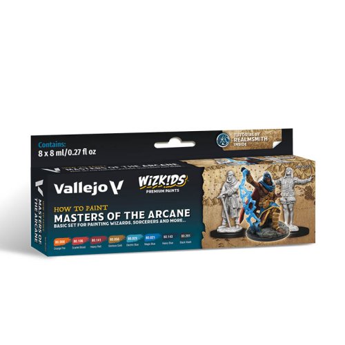 Go to product VALLEJO 80257 - Masters of the Arcane - WizKids Premium Paints Set 8 x 8 ml