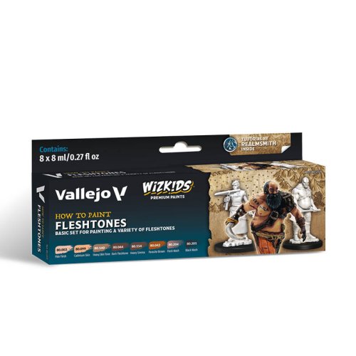 Go to product VALLEJO 80259 - Fleshtones - WizKids Premium Paints Set 8 x 8 ml