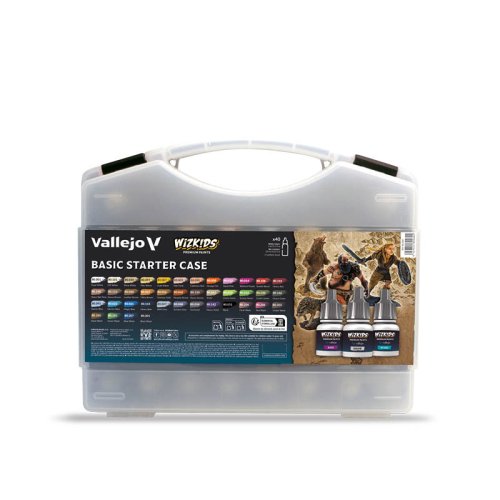 Go to product VALLEJO 80260 - Wizkids Premium Paints Basic Starter 40 colours + paintbrush
