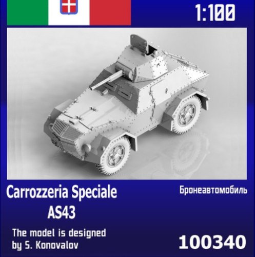 Go to product Zebrano Z100-340 - 1:100 Carrozzeria Speciale AS43