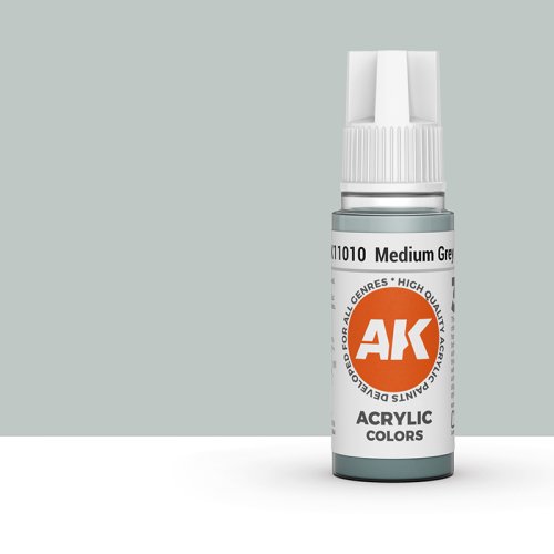 Go to product AK INTERACTIVE 11010 - Acrylic paint Medium Grey 17ml