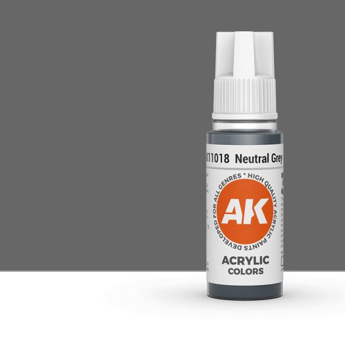 Go to product AK INTERACTIVE 11018 - Acrylic paint Neutral Grey 17ml