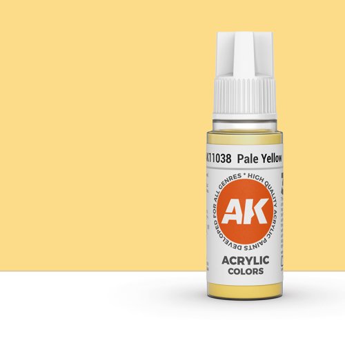 Go to product AK INTERACTIVE 11038 - Acrylic paint Pale Yellow 17ml