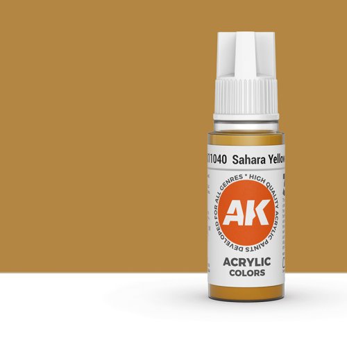 Go to product AK INTERACTIVE 11040 - Acrylic paint Sahara Yellow 17ml