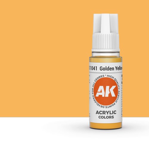 Go to product AK INTERACTIVE 11041 - Acrylic paint Golden Yellow 17ml