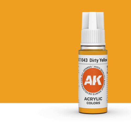 Go to product AK INTERACTIVE 11043 - Acrylic paint Dirty Yellow 17ml