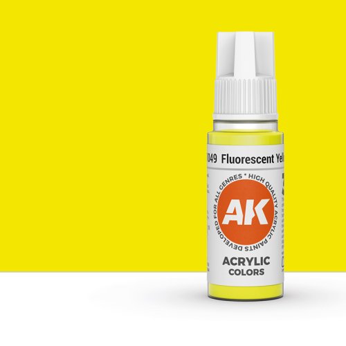 Go to product AK INTERACTIVE 11049 - Acrylic paint Fluorescent Yellow 17ml