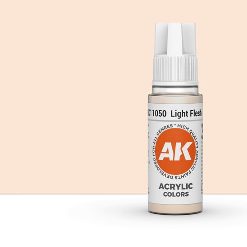 Go to product AK INTERACTIVE 11050 - Acrylic paint Light Flesh 17ml