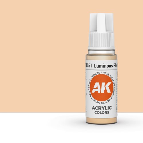 Go to product AK INTERACTIVE 11051 - Acrylic paint Luminous Flesh 17ml