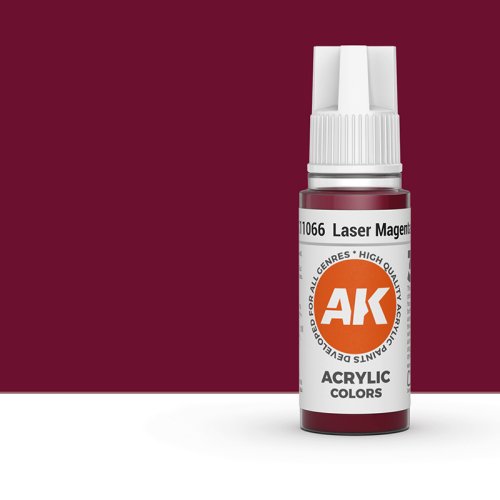 Go to product AK INTERACTIVE 11066 - Acrylic paint Laser Magenta17ml