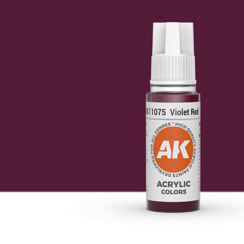 Go to product AK INTERACTIVE 11075 - Acrylic paint Violet Red 17ml