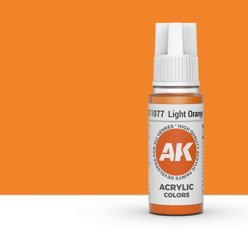 Go to product AK INTERACTIVE 11077 - Acrylic paint Light Orange 17ml