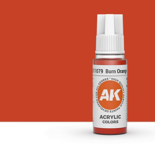 Go to product AK INTERACTIVE 11079 - Acrylic paint Burn Orange 17ml
