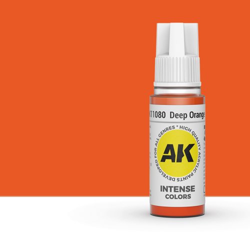 Go to product AK INTERACTIVE 11080 - Acrylic paint Deep Orange 17ml