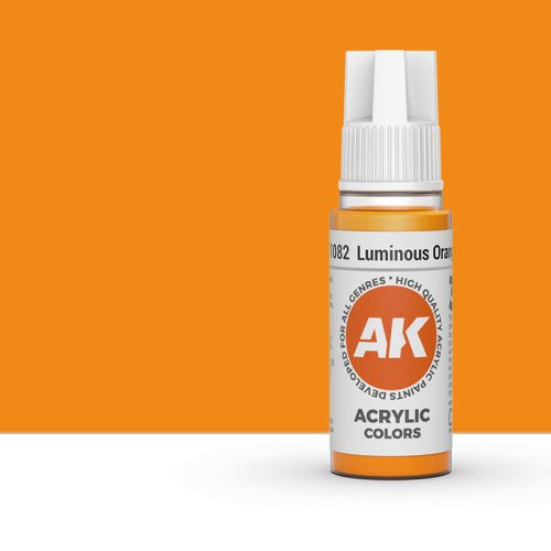 Go to product AK INTERACTIVE 11082 - Acrylic paint Luminous Orange 17ml