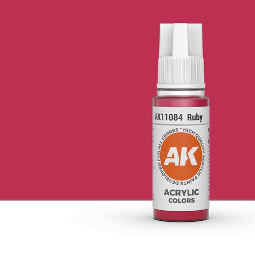Go to product AK INTERACTIVE 11084 - Acrylic paint Ruby 17ml